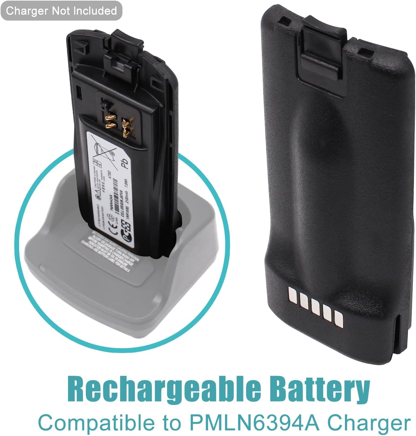 Reemplazo PMNN4434 PMNN4434A 7.4V 2100mAh Li-Ion Batería de repuesto compatible con Motorola RMM2050 RMU2080 RMU2040 RMU2043 RMU2080d RMV2080 XT420