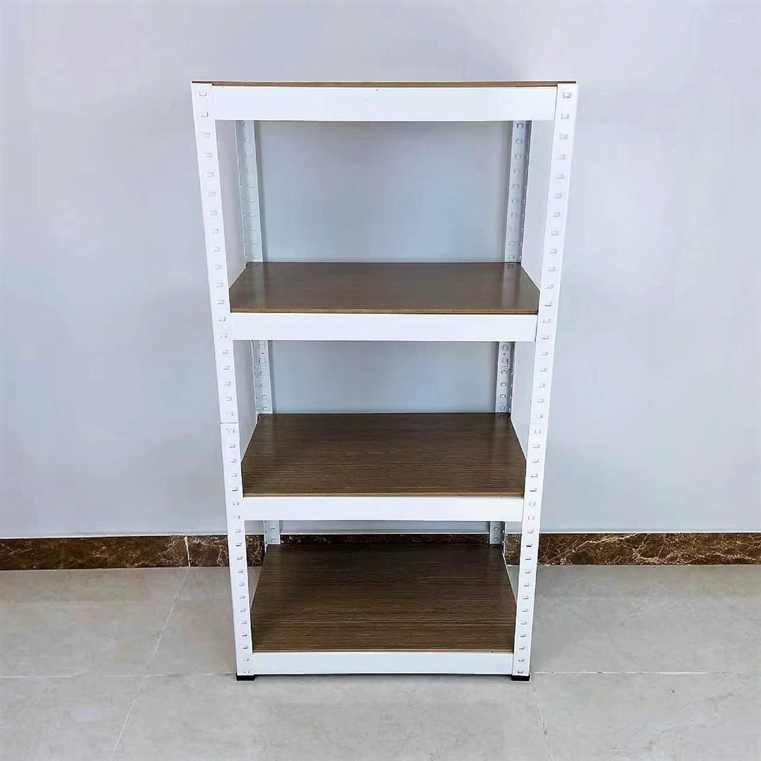 ccko Estantes de almacenamiento, estantería de almacenamiento de garaje ajustable de 4 niveles, estante de almacenamiento de metal resistente para