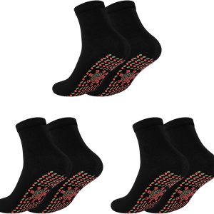 JOYO Calcetines calefactables Turmalina Calcetines de salud autocalentables magnéticos cómodos invierno cálido unisex calcetines de algodón JOYO Calcetines calefactables Turmalina Calcetines de salud autocalentables magnéticos cómodos invierno cálido unisex calcetines de algodón