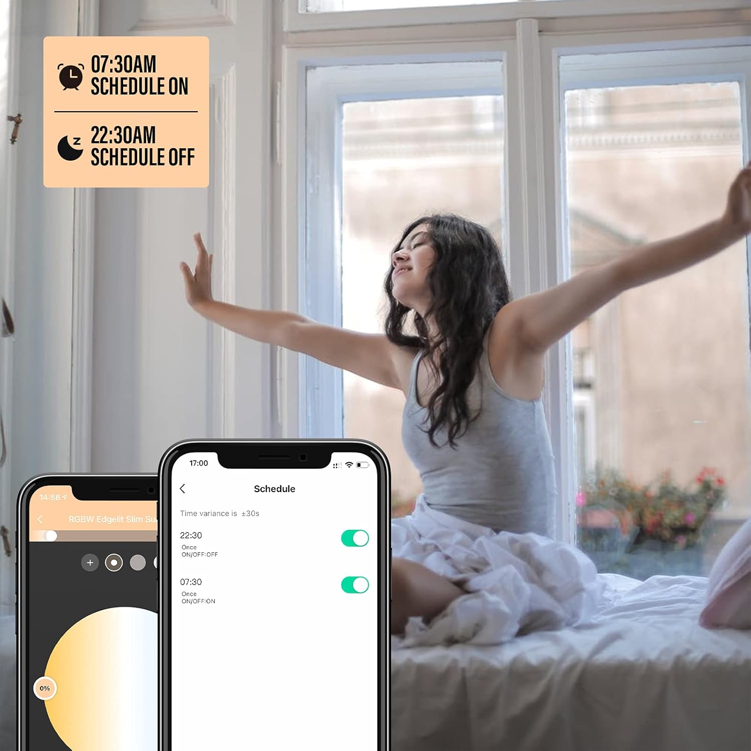 JULLISON Luz LED inteligente empotrada delgada de 6 pulgadas, cuadrada, aplicación WiFi y control de voz, 120 V, 13 W, 1000 LM, RGB + 2700K-6000K,