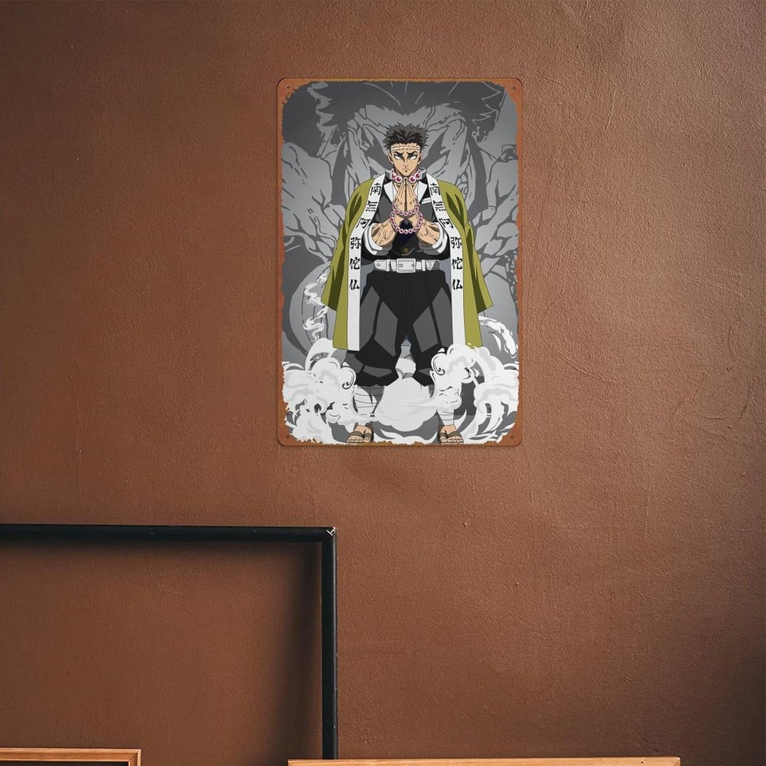 kimetsu no yaiba himejima Poster Metal Tin Sign Wall Decor Signs,Retro Art Decor Metal Plaque Art 8×12 Inch