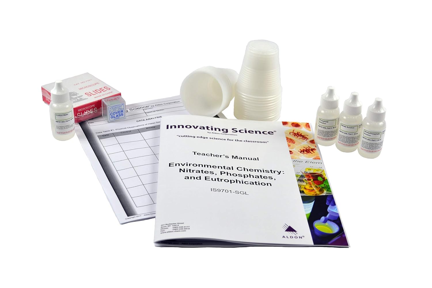 Innovating Science Química Ambiental Nitratos, Fosfatos y Eutrofización – Explore la importancia y el valor del agua dulce – Aprendizaje en grupos