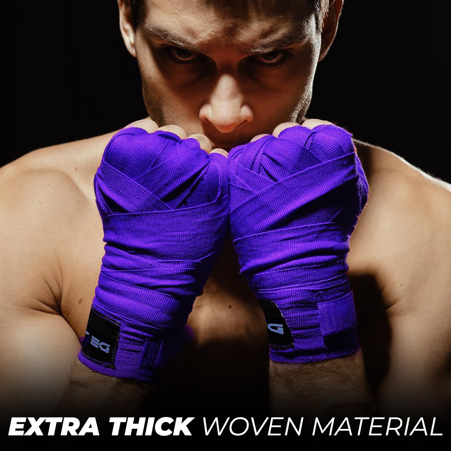DEFY – Vendas de mano profesionales de 180 pulgadas para boxeo, Muay Thai, vendajes elásticos para hombres y mujeres, par