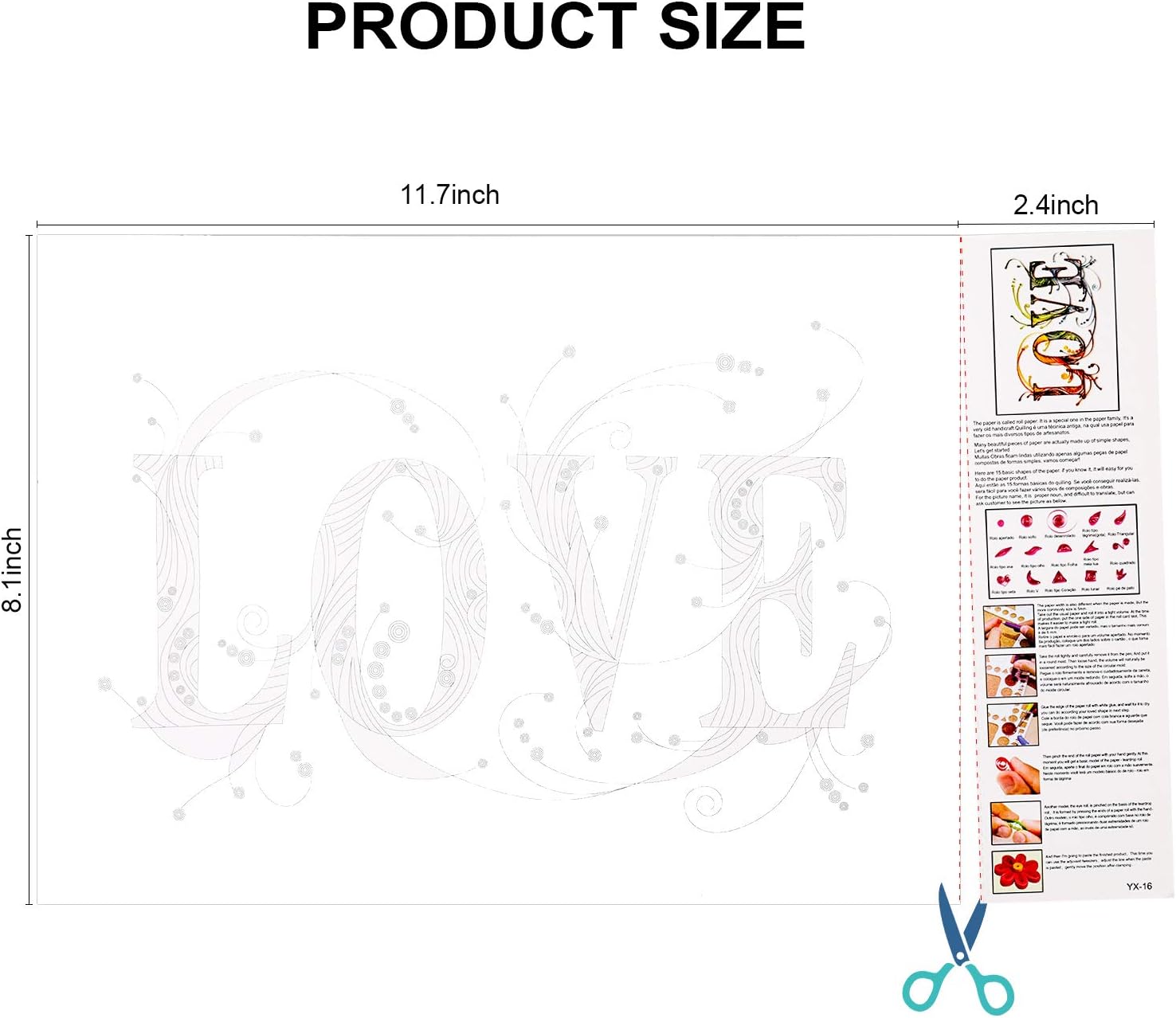 Konsait Paquete de 20 kits de accesorios de papel para plumas, papel de diseño de plumas, suministros para adultos, papel de arte, manualidades,