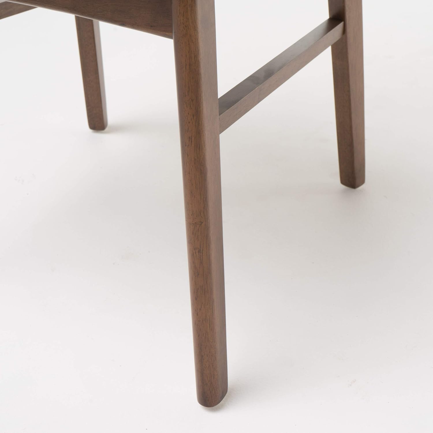 Christopher Knight Home Idalia – Sillas de comedor, juego de 2 piezas, madera de goma, acabado beige claro  nogal