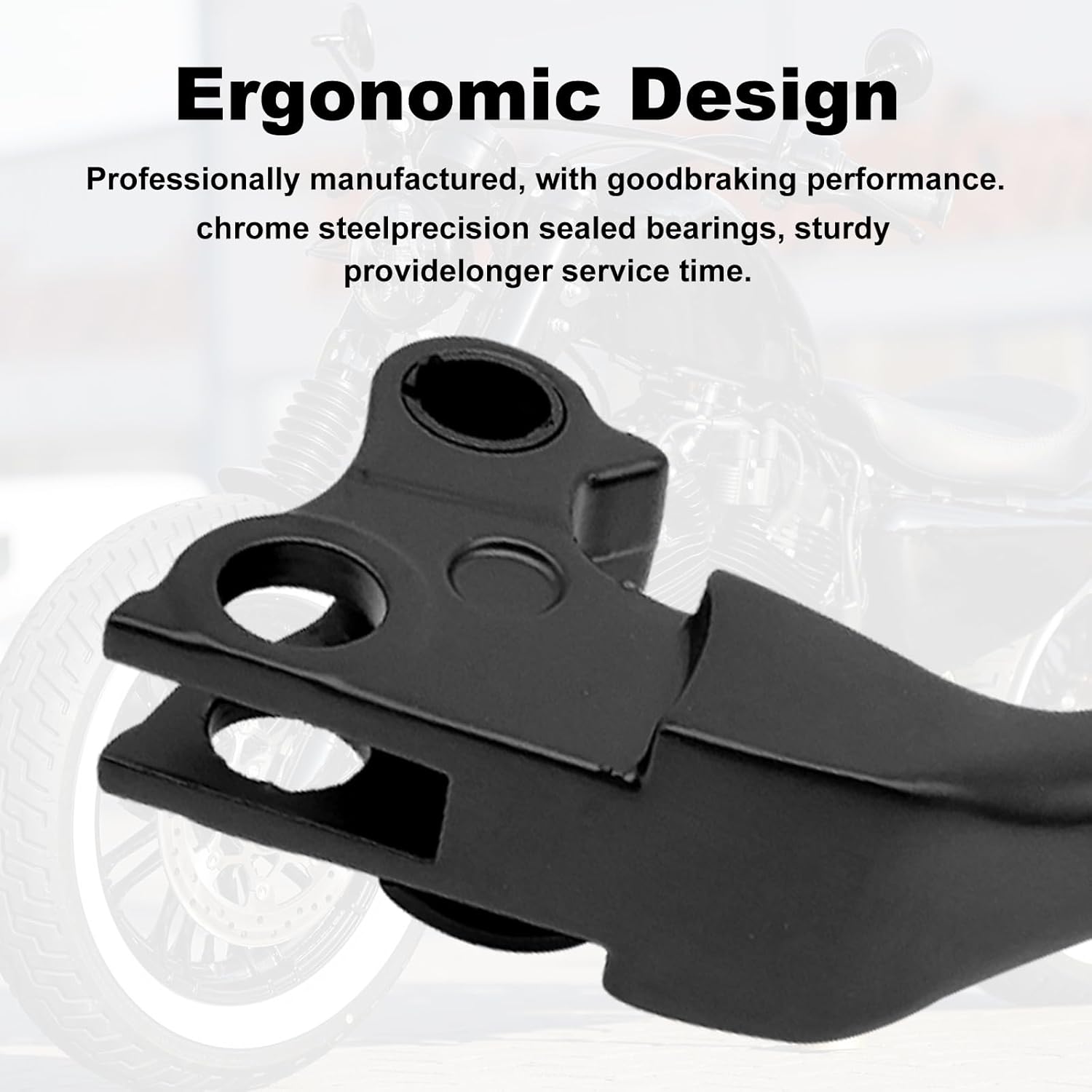 Palanca de embrague de freno negra, palancas de mano para motocicleta compatibles con Harley Sportster 883 1200 Dyna Touring Road King Heritage