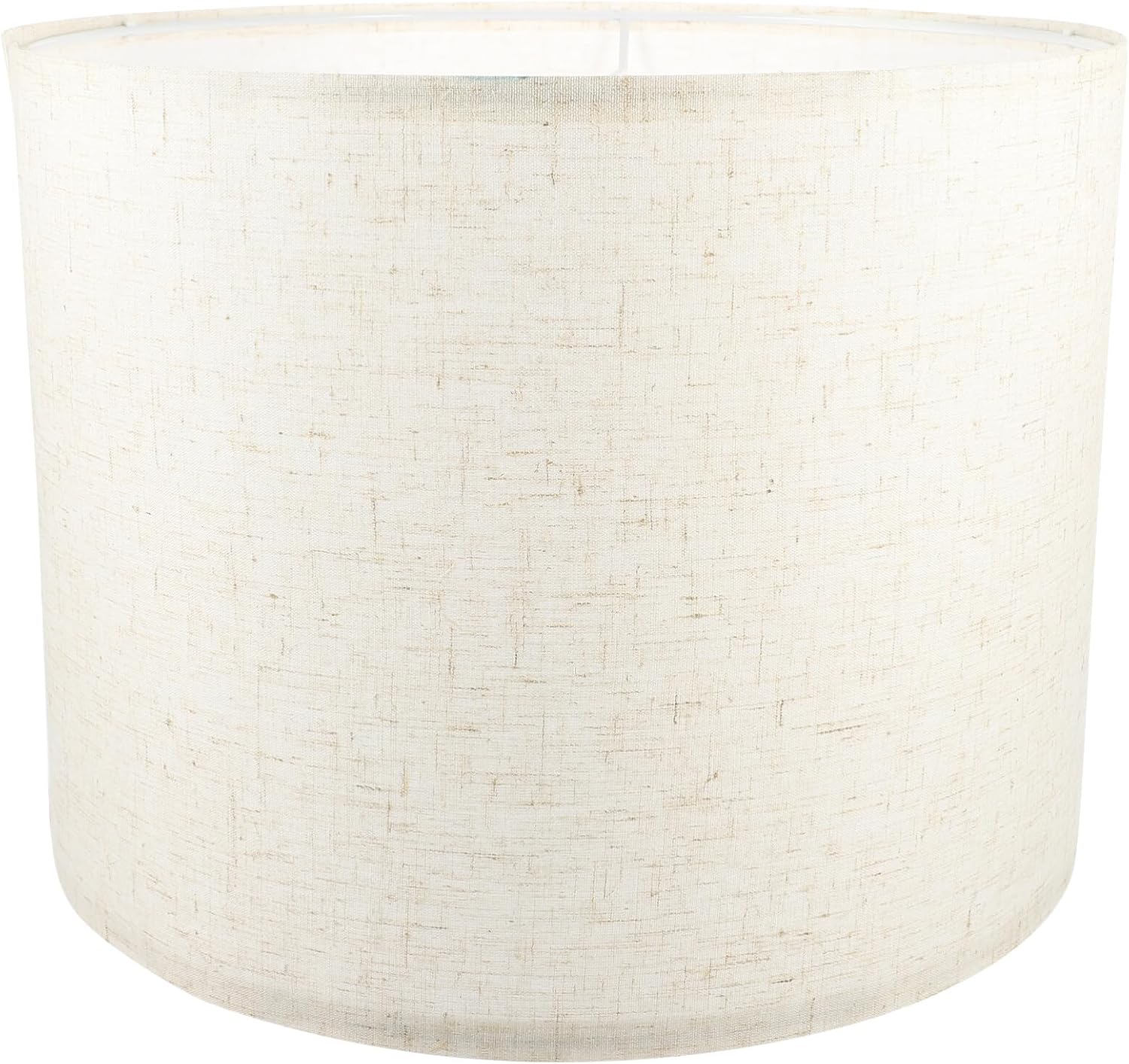OSALADI Pantallas de lino para lámpara de mesa, lámpara de pie de tela beige, pantalla mediana para lámpara de mesa, lámpara de noche, lámpara de