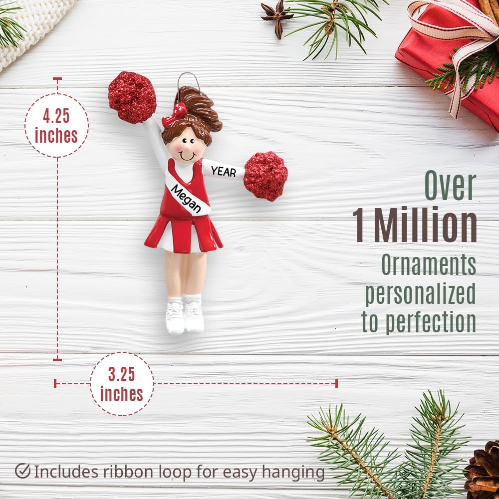 Adornos de Navidad personalizados de animadora 2023  Personalización rápida y gratuita las 24 horas  Animadora con decoraciones de Navidad de