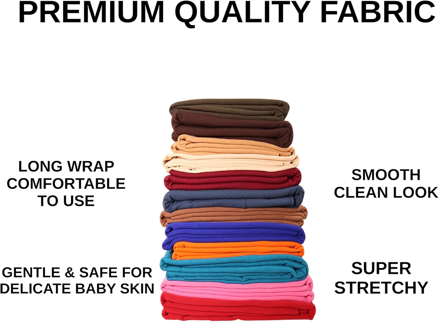 FabricLA Tela de jersey de algodón y elastano, 10 onzas, elástico en 4 direcciones, 60 pulgadas de ancho por yarda, faldas, tops, camisetas, color