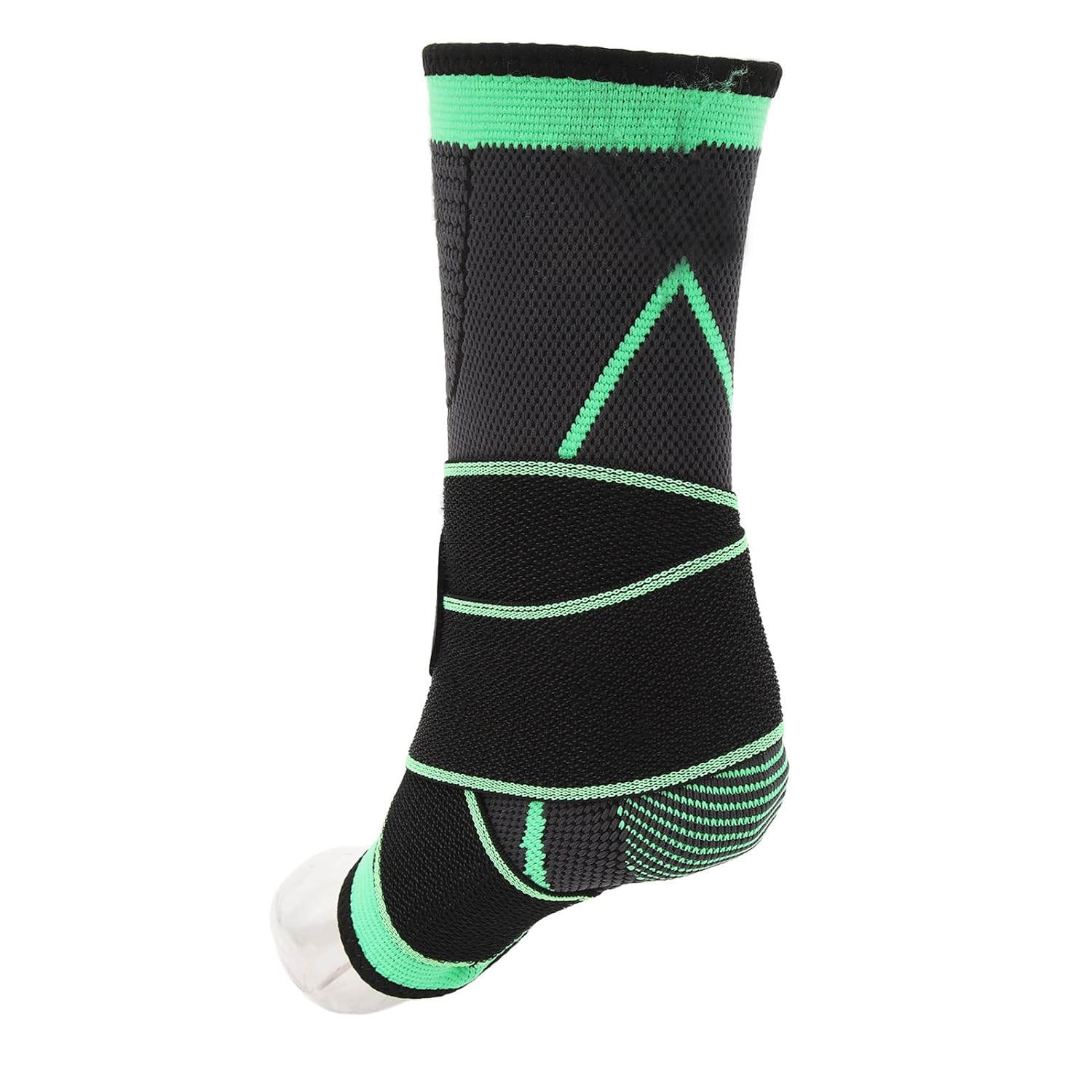 TOPINCN Tobillera de compresión de manga de soporte de nailon para tobillo protección deportiva para mujer y hombre (L)
