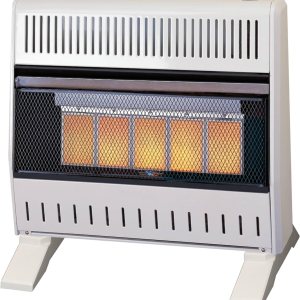 ProCom MN300TPA-B Calentador infrarrojo de gas natural sin ventilación con control de termostato para uso doméstico y oficina, 30000 BTU, calienta ProCom MN300TPA-B Calentador infrarrojo de gas natural sin ventilación con control de termostato para uso doméstico y oficina, 30000 BTU, calienta