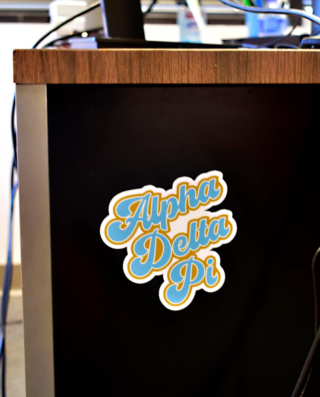 Alpha Phi – Juego de 2 imanes para coche de Sorority Retro Sorority (extraíbles, sin residuos)