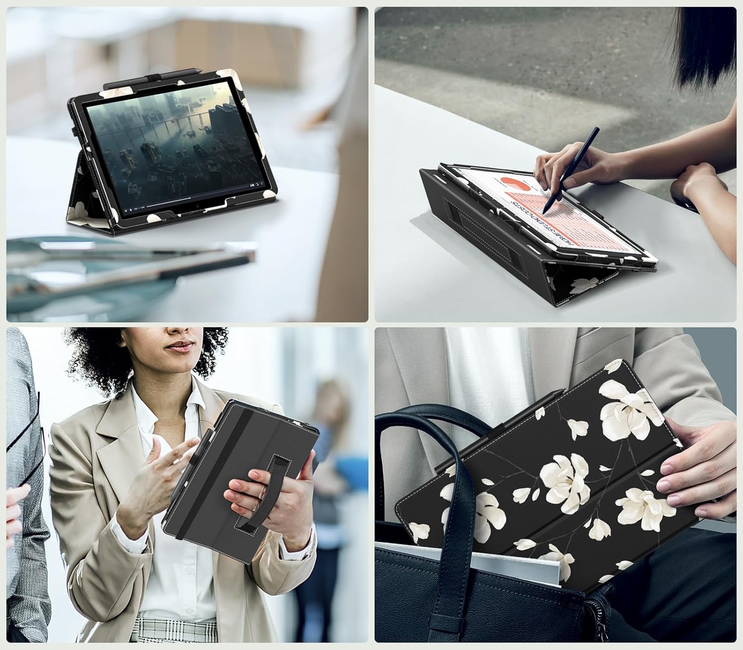 MoKo – Funda para tablet Kindle Fire HD 10 y 10 Plus (11. generación, versión 2021), diseño delgado y plegable con función de encendido y apagado