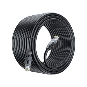 Maximm Cable Ethernet Cat 6 de 100 pies, cobre 100% puro, cable LAN Cat6, cable de Internet, cable de conexión y cable de red, UTP (negro) de 100 Maximm Cable Ethernet Cat 6 de 100 pies, cobre 100% puro, cable LAN Cat6, cable de Internet, cable de conexión y cable de red, UTP (negro) de 100
