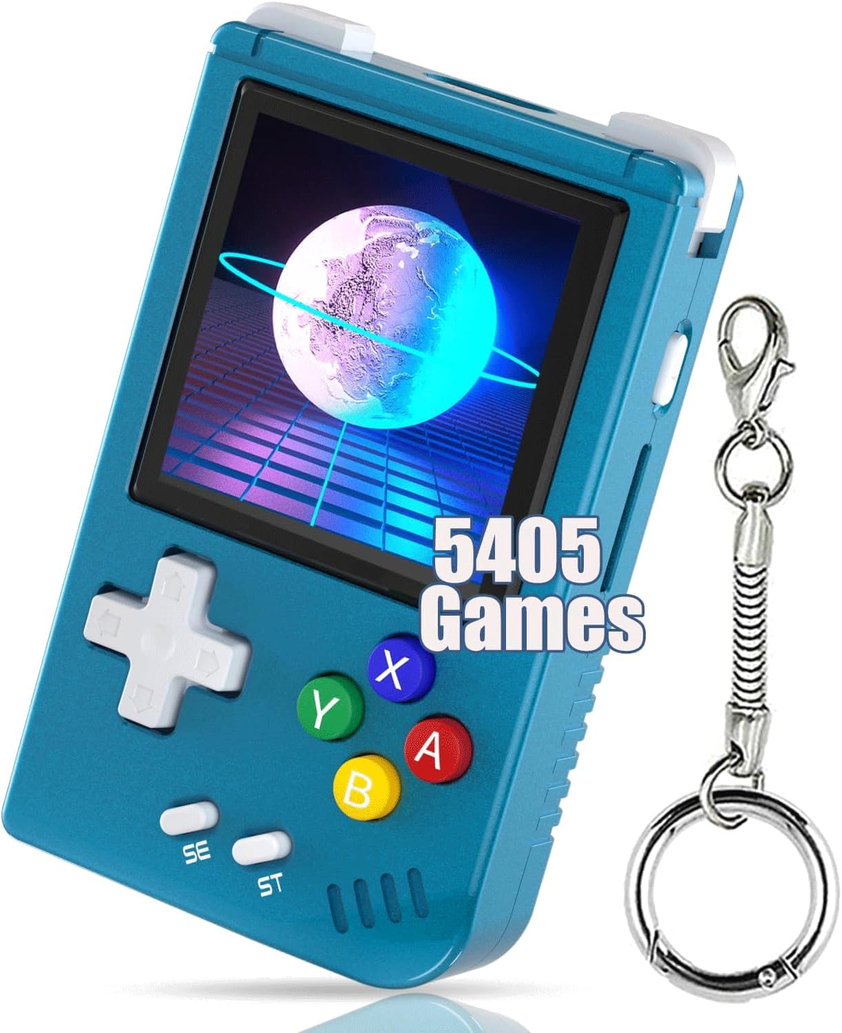 RG Nano Retro – Consola de juegos portátil, mini aleación de aluminio RG Nano con pantalla IPS de 1.54 pulgadas, rg Nano con tarjeta TF 64G