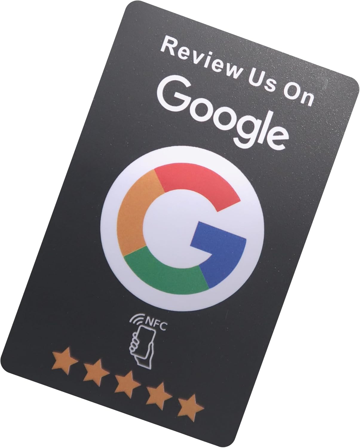 Revisa 10 tarjetas Tap Card, reutilizable Smart Tap NFC para revisiones instantáneas – iPhone y Android – Impulsa las reseñas comerciales rápidamente