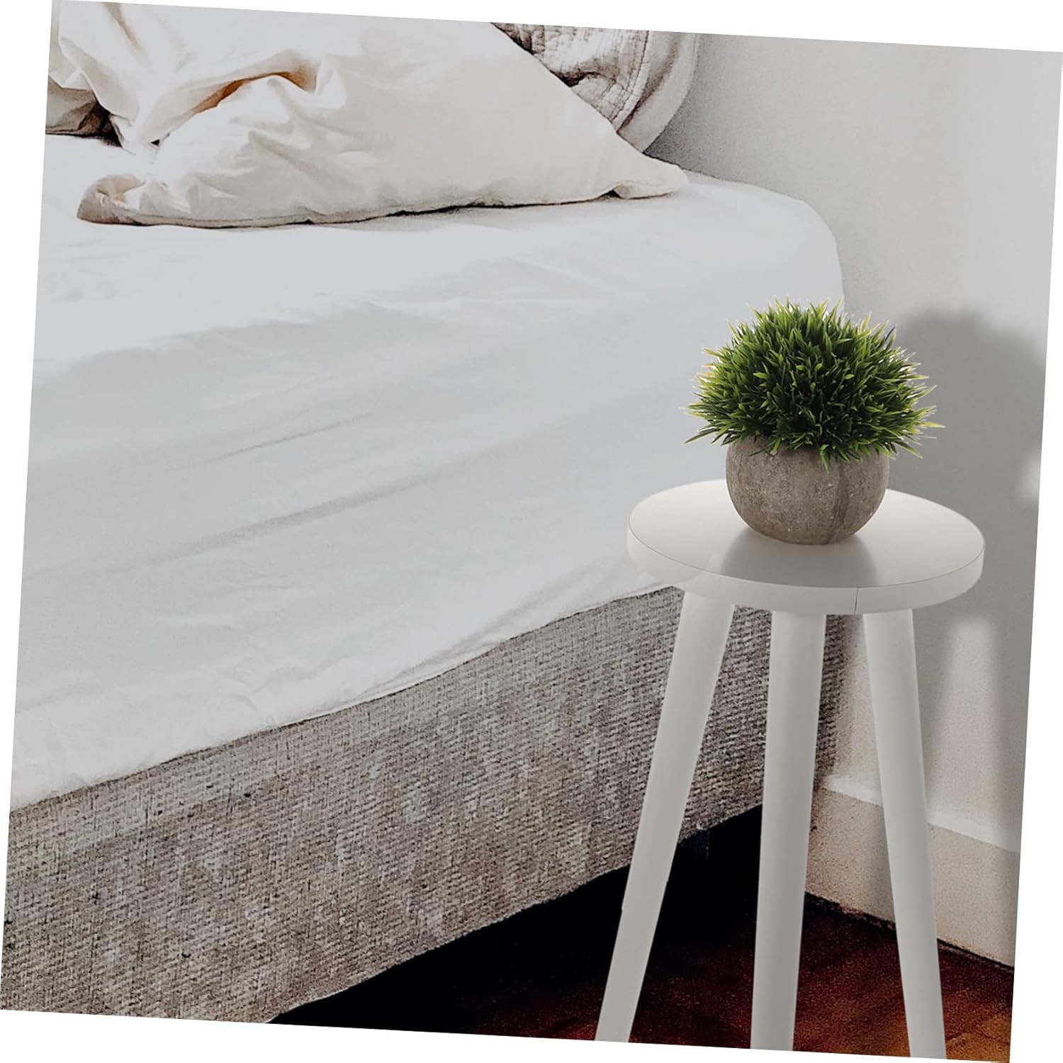 Soporte para macetas de madera, soporte para plantas de piso, mesa auxiliar de madera, mesa de centro de madera maciza, estante para plantas,