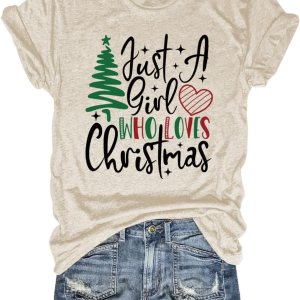 Camisetas de Navidad para mujer, lindas camisetas gráficas de árbol de Navidad, camiseta de manga corta con cuello redondo y cuello redondo Camisetas de Navidad para mujer, lindas camisetas gráficas de árbol de Navidad, camiseta de manga corta con cuello redondo y cuello redondo