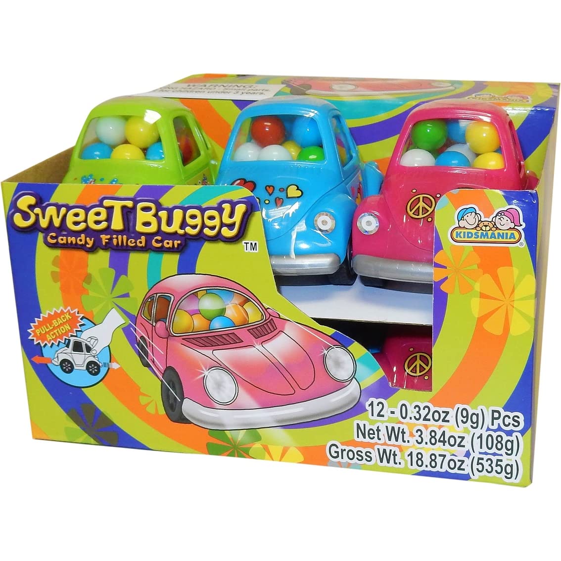 Kidsmania Coche lleno de dulces Buggy con acción de tracción (3)