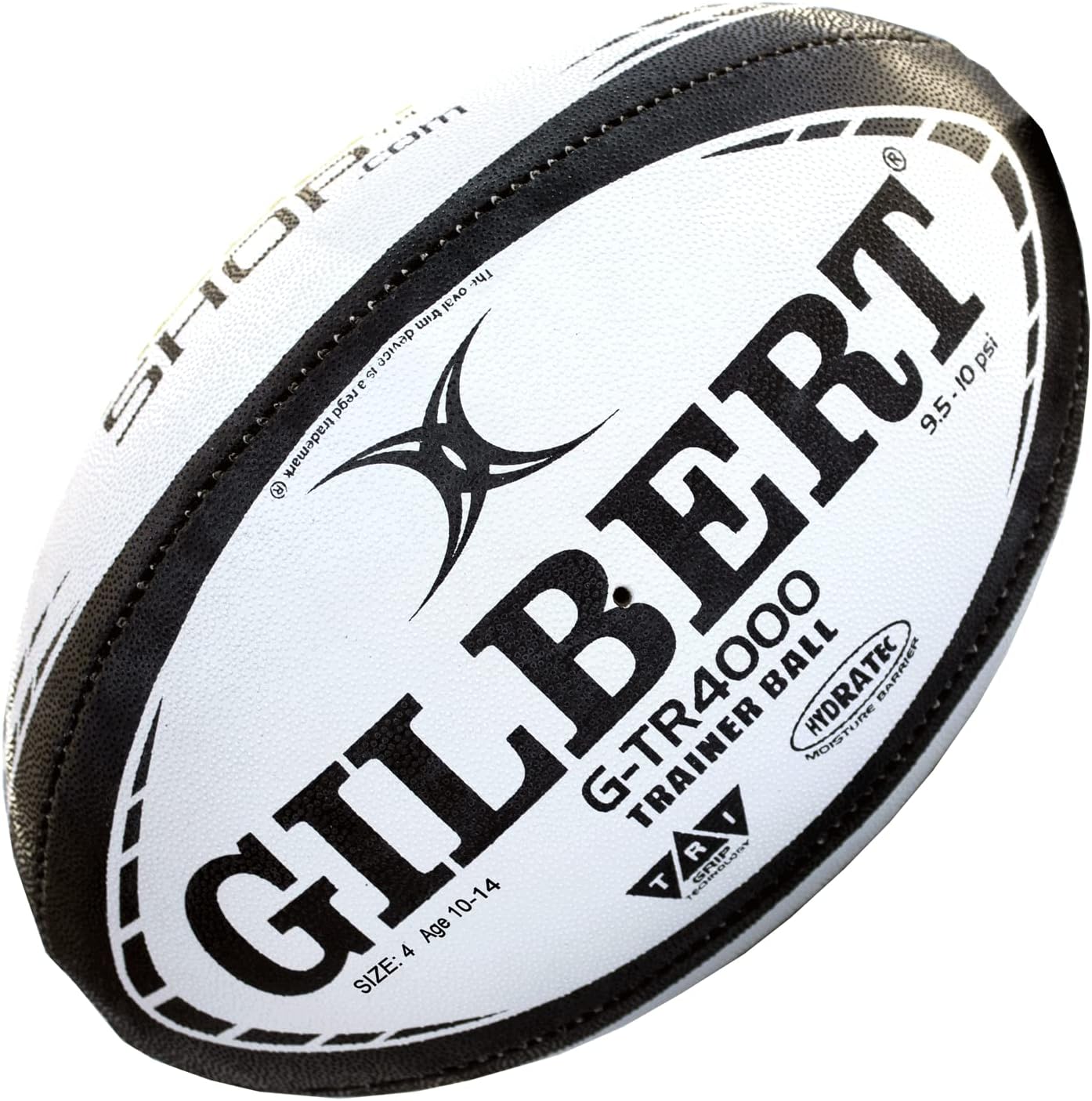 X Gilbert G-TR4000 – Pelota de rugby para adultos y jóvenes, tallas 3, 4 y 5, cosida a mano, construcción de 3 capas