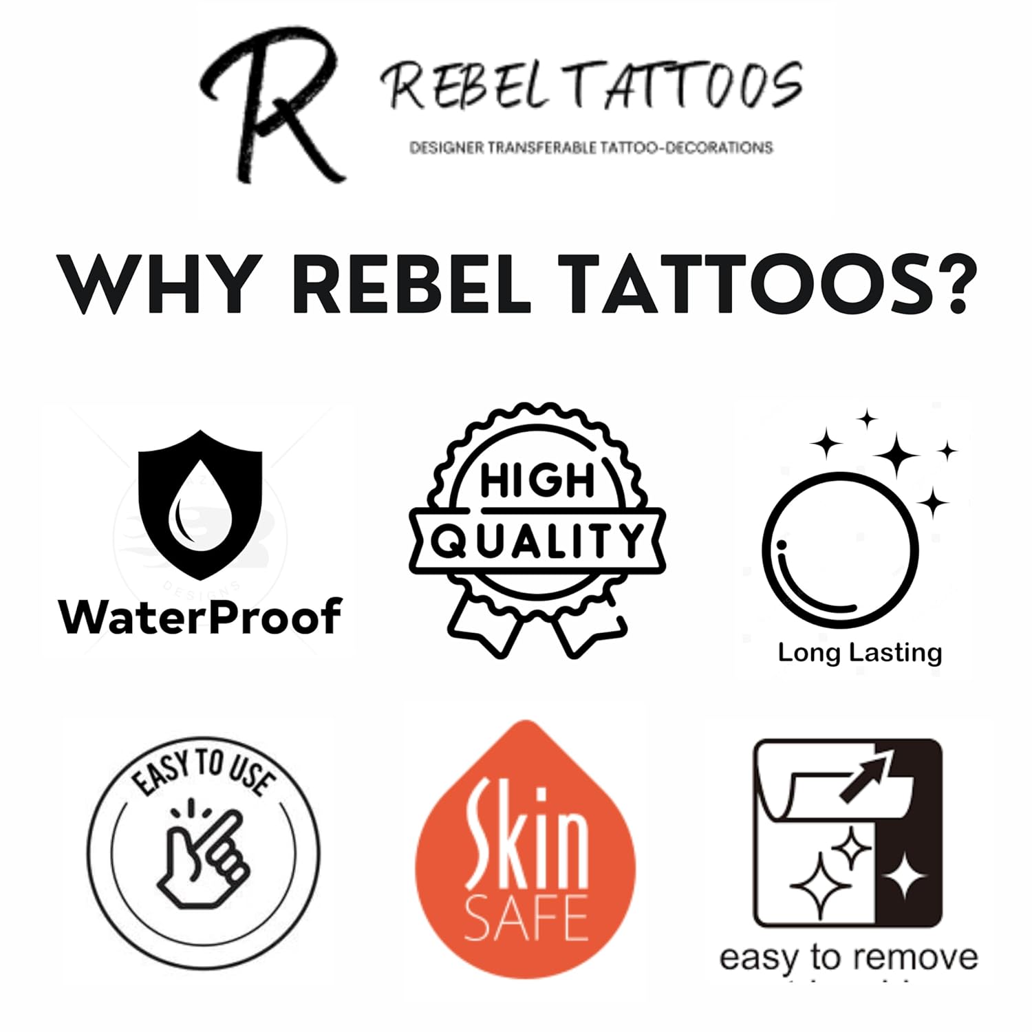 Rebel Tattoos Tatuajes faciales temporales transferibles y realistas de alta calidad, pecas (estrellas y luna, forma espacial) de larga duración,