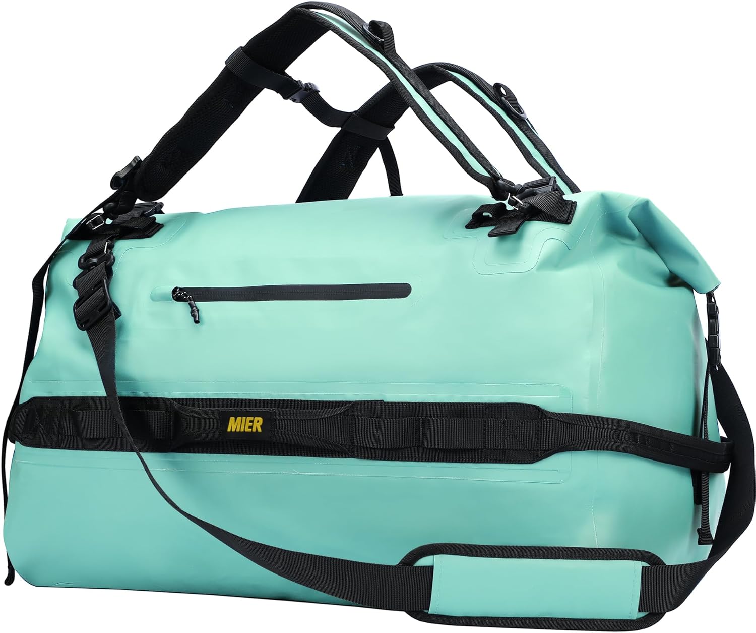 MIER Bolsa de lona impermeable grande con parte superior enrollable para kayak, rafting, canotaje, natación, campamento, viajes, gimnasio, playa,