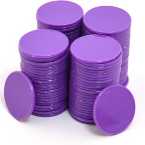 Smartdealspro 100pcs 32mm1.26 Inch Opaque Plastic Learning Counters Disks Mini Poker Chips Game Tokens with Storage Box Smartdealspro 100pcs 32mm1.26 Inch Opaque Plastic Learning Counters Disks Mini Poker Chips Game Tokens with Storage Box