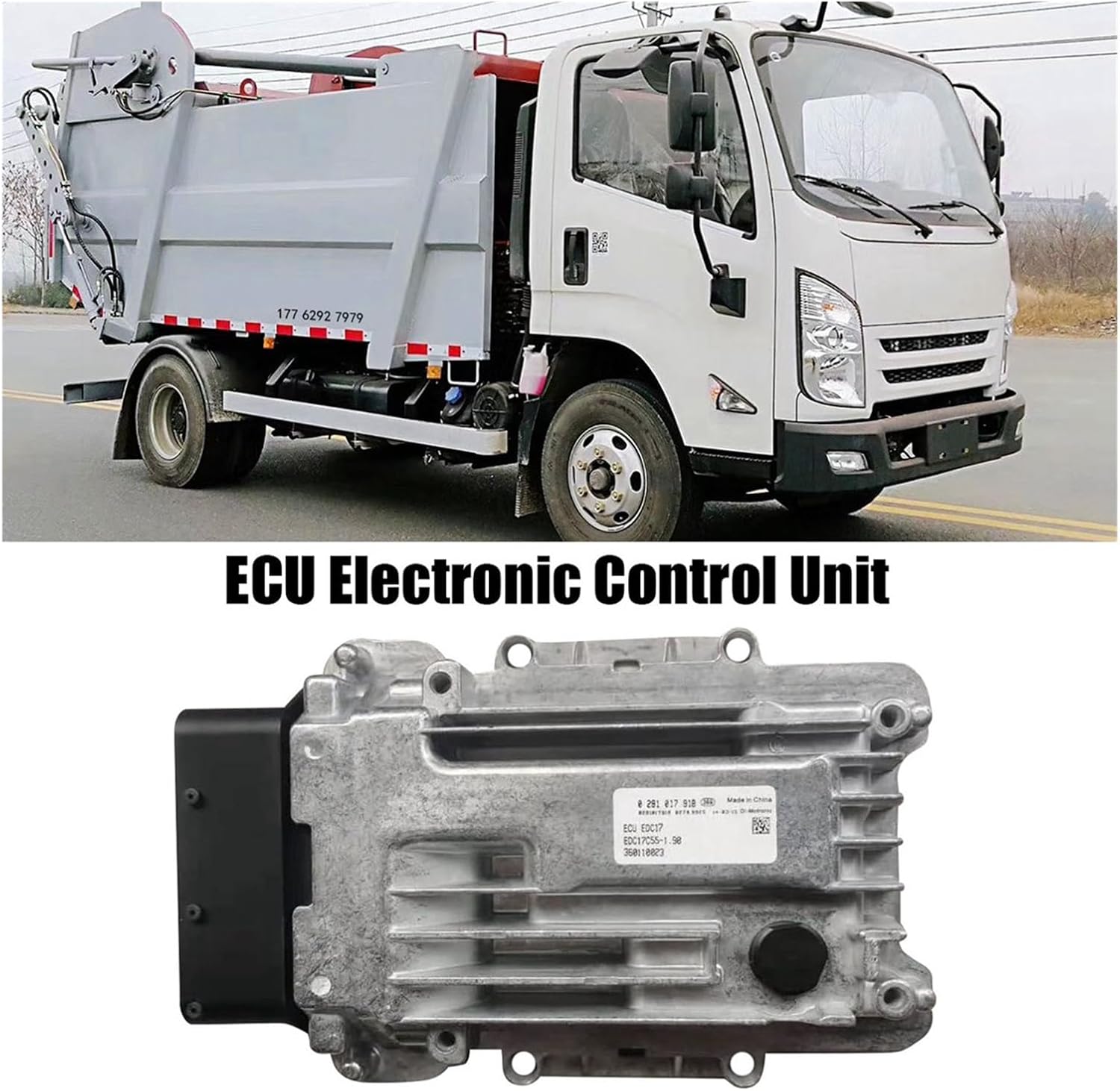 0281017918 Unidad de control electrónico del ECU del tablero del ordenador del motor de coche compatible con JMC EDC17C55