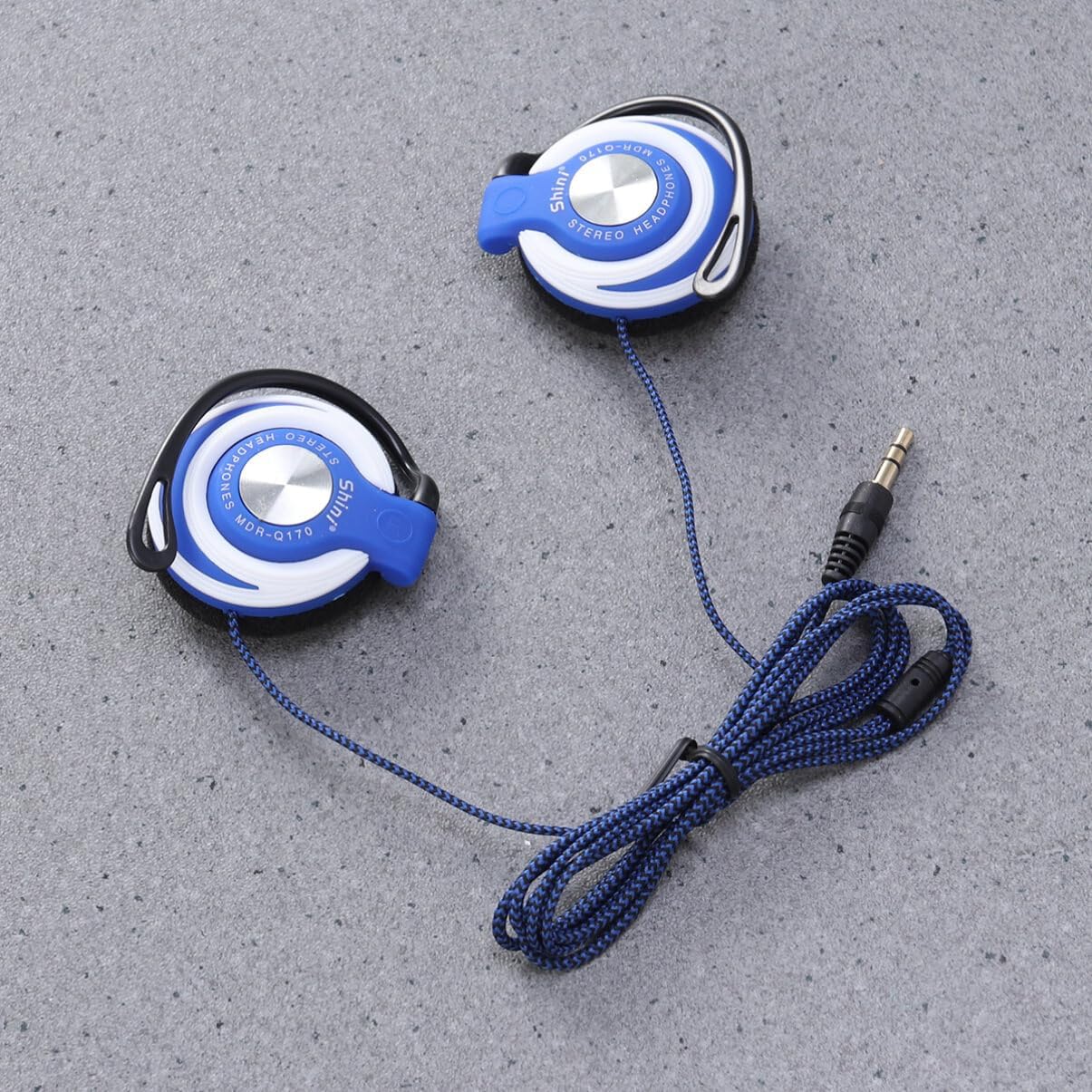 Auriculares de clip – 2 unidades de auriculares de 0.138 in tipo clip auriculares auriculares auriculares estéreo auriculares con cable de clip en