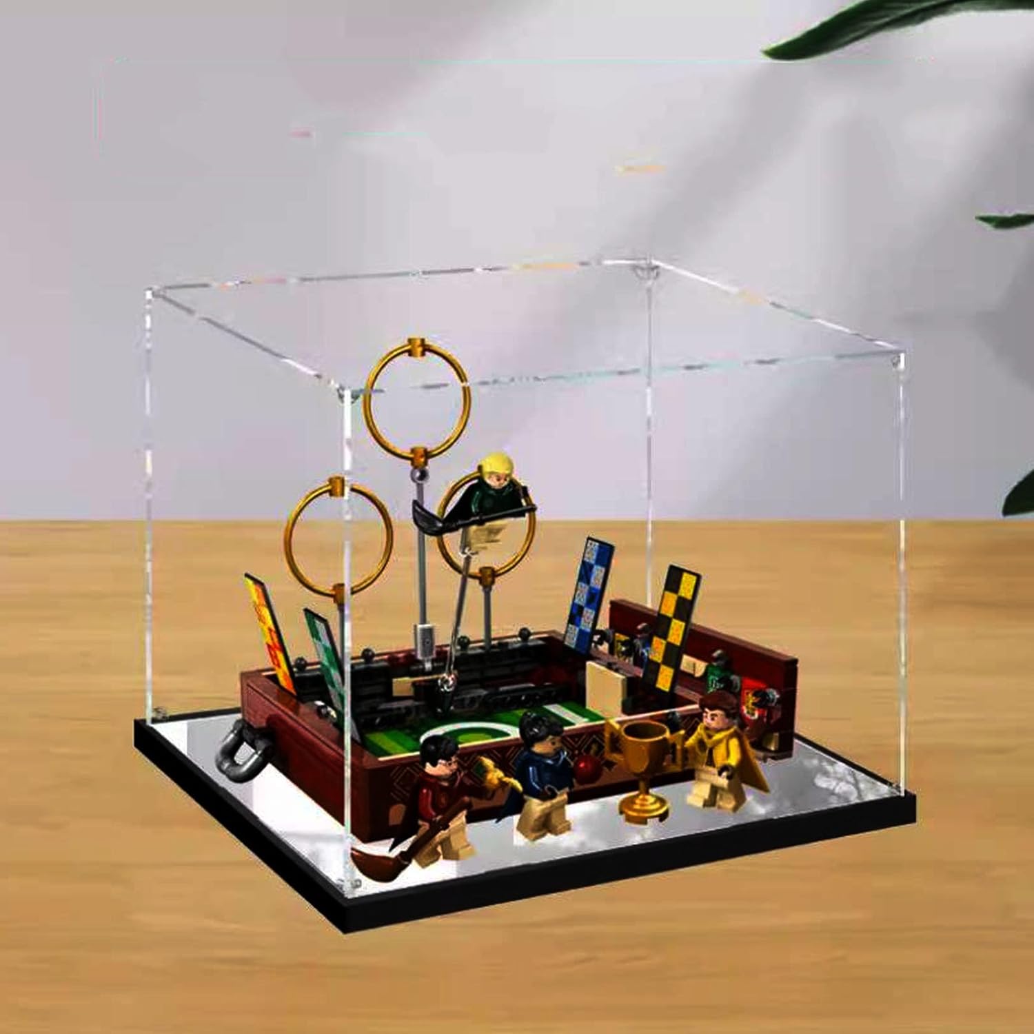 Vitrina de acrílico para Lego Harry Potter Quidditch Trunk 76416 – Escaparate, protege y decora tu modelo con almacenamiento a prueba de polvo