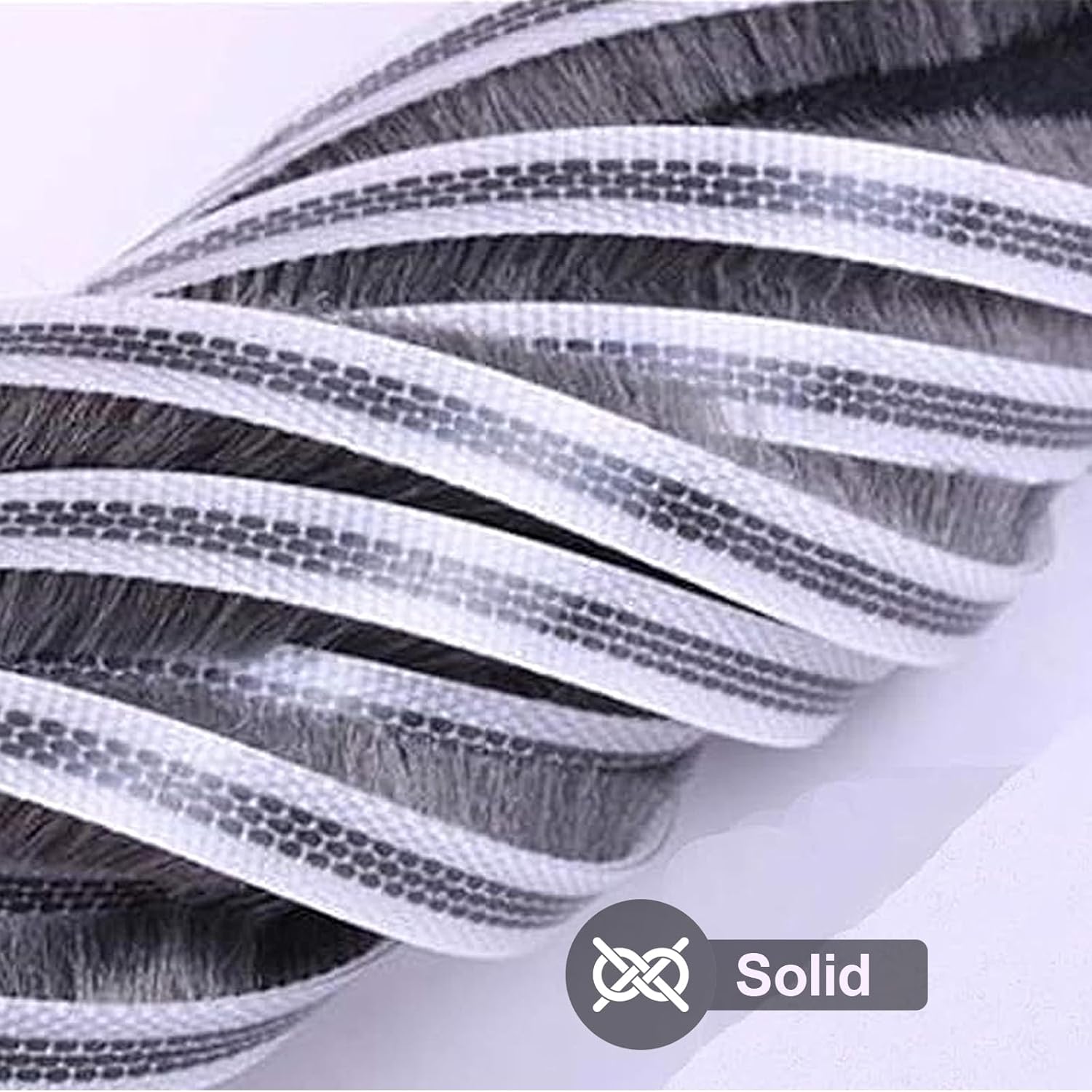 Cinta deslizante de 16 pies (16.4 ft) 196 pulgadas para ventanas y puertas, cinta de extractor de corriente, tira de sellado de cepillo, burlete de