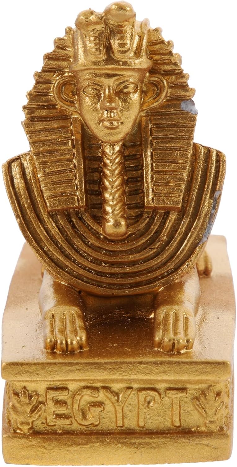 Decoración para el hogar, estatuas de esfinge de resina, escultura de dios egipcios, acuario, estatua de esfinge egipcia antigua, estatua