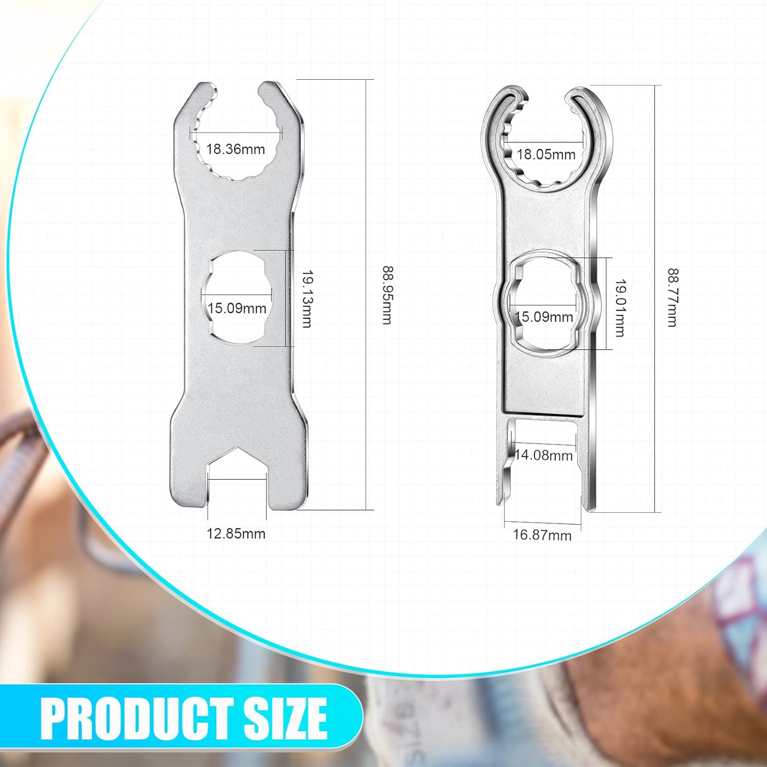 Herramienta de conector de panel solar, llave inglesa de metal solar, herramientas de extracción de desconexión solar fotovoltaica, herramienta de