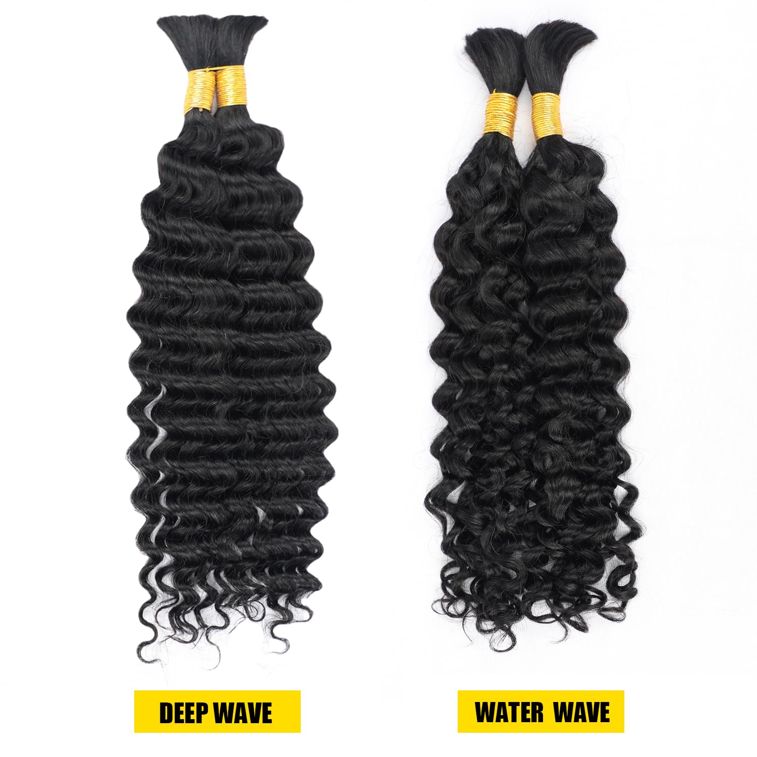 Cabello humano trenzado de 22 pulgadas, cabello humano trenzado húmedo y ondulado, cabello humano para trenzar ondas profundas, extensión de cabello