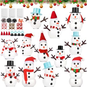 Kit de 12 piezas para construir un muñeco de nieve, manualidades de muñeco de nieve para niños, kit de bricolaje para niños y niñas de 4 a 12 años Kit de 12 piezas para construir un muñeco de nieve, manualidades de muñeco de nieve para niños, kit de bricolaje para niños y niñas de 4 a 12 años