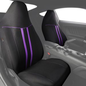 CAR-GRAND – Fundas para los dos asientos delanteros del auto, de ajuste universal, deportivas, Rainbow, con respaldo alto, compatibles con bolsa de CAR-GRAND – Fundas para los dos asientos delanteros del auto, de ajuste universal, deportivas, Rainbow, con respaldo alto, compatibles con bolsa de