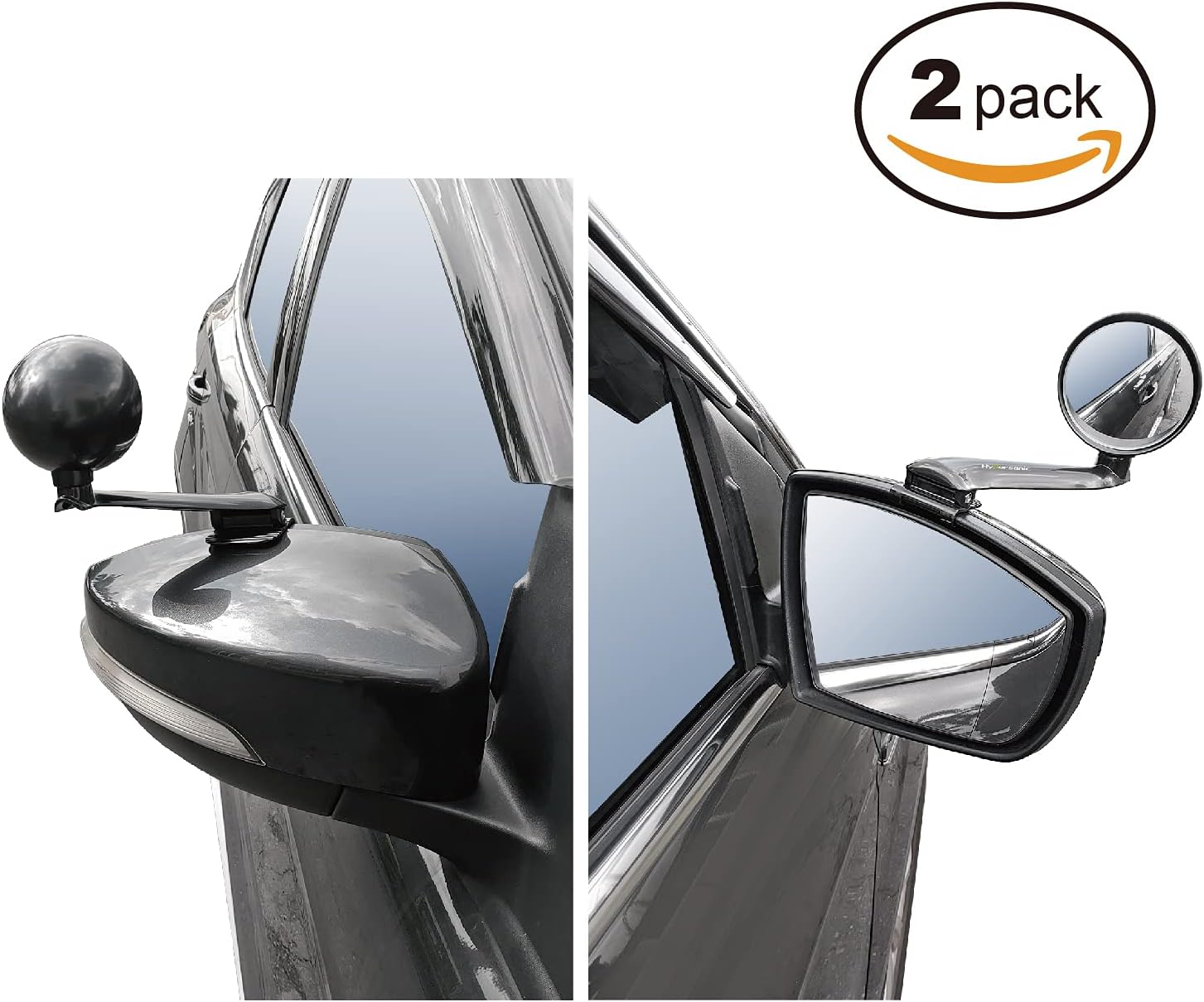 Espejo retrovisor ancho para automóvil, espejo retrovisor ajustable, espejo de punto ciego, espejos laterales exteriores para auto, espejos