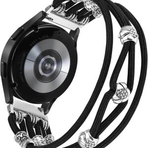 W-RARA Pulsera de cuentas compatible con Samsung Galaxy Watch 654Active 2 de 1.575 pulgadas, 1.732 pulgadas, Watch 5 Pro de 1.772 pulgadas, Watch 6 W-RARA Pulsera de cuentas compatible con Samsung Galaxy Watch 654Active 2 de 1.575 pulgadas, 1.732 pulgadas, Watch 5 Pro de 1.772 pulgadas, Watch 6