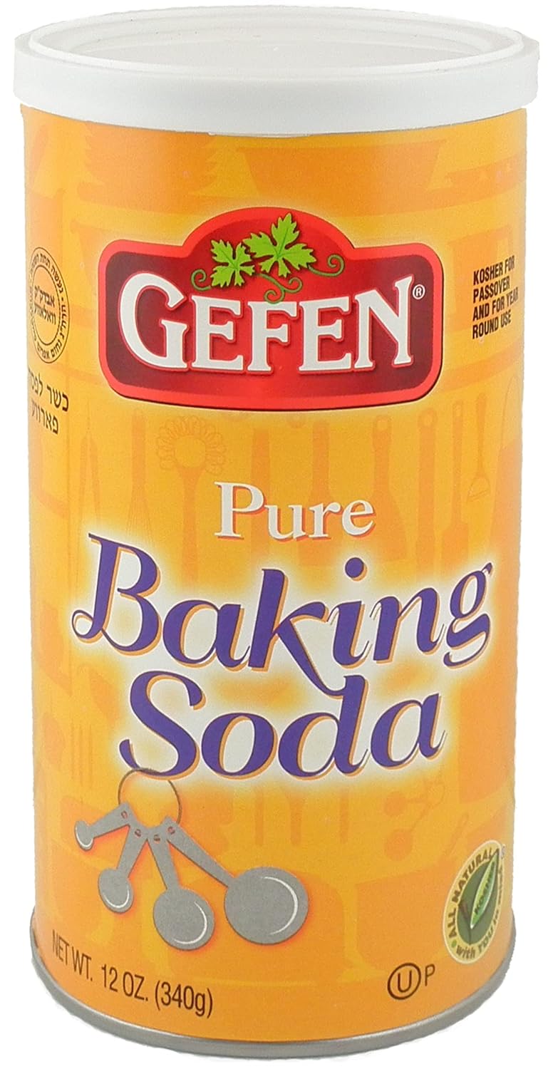 Gefen Bicarbonato de sodio puro, 12 onzas  En recipiente resellable  100% bicarbonato de sodio
