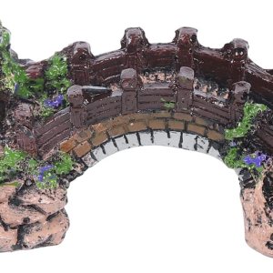 Fetcoi Acuario Puente Paisaje Ornamento Pabellón Árbol Pecera Decoración Fetcoi Acuario Puente Paisaje Ornamento Pabellón Árbol Pecera Decoración