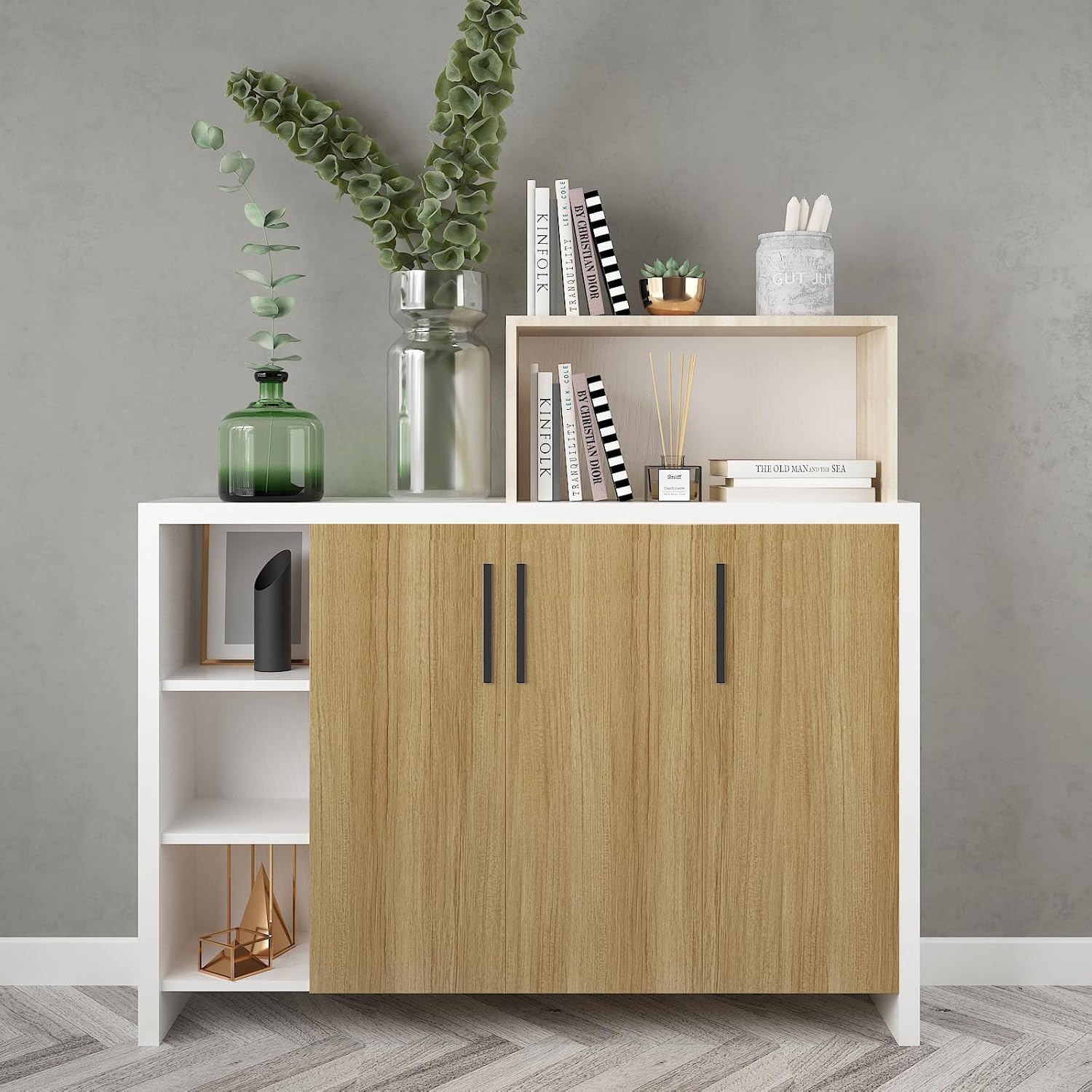CHIHUT Papel adhesivo de madera marrón, impermeable, para despegar y pegar, papel tapiz de madera sintética para paredes, papel de contacto de grano