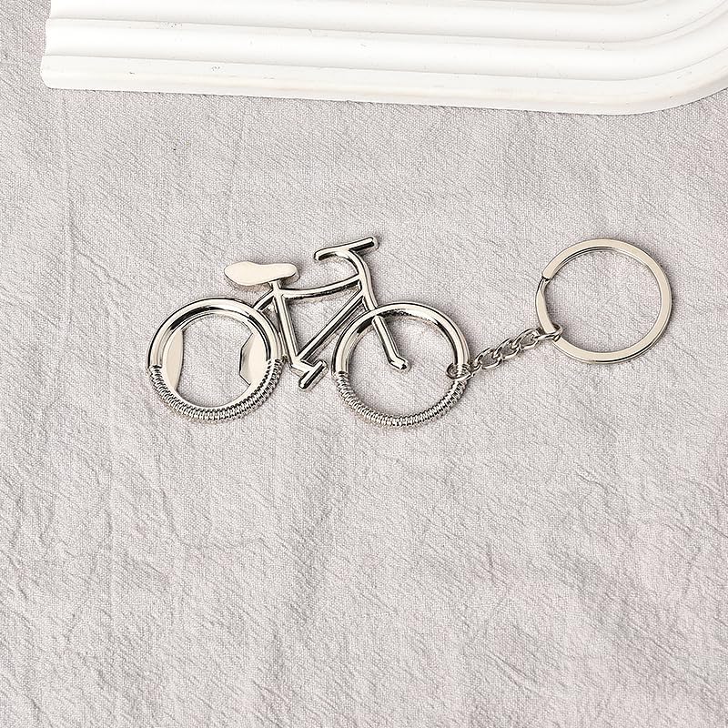 Llavero de bicicleta para abrebotellas para ciclista, regalos para mujeres y hombres, abrebotellas de bicicleta, regalos para amantes de los