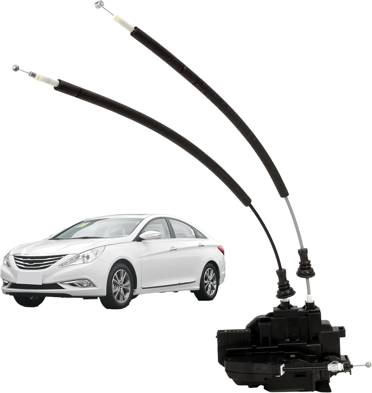 Actuador de cerradura de puerta delantera izquierda del lado del conductor de la puerta del pestillo para Hyundai Sonata 2006-2007 puerta