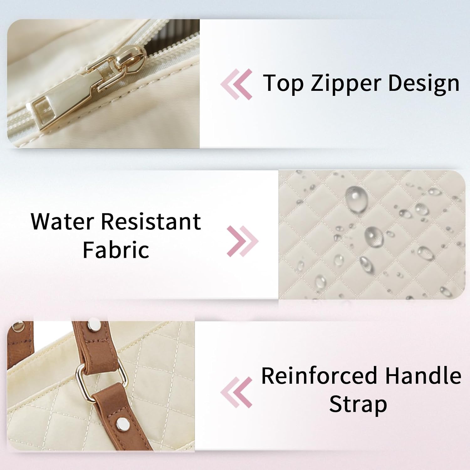 VONXURY – Bolsa de mano para laptop para mujer, bolsa de hombro para computadora de 15.6 pulgadas, bolsa de trabajo para profesores, bolsa de viaje