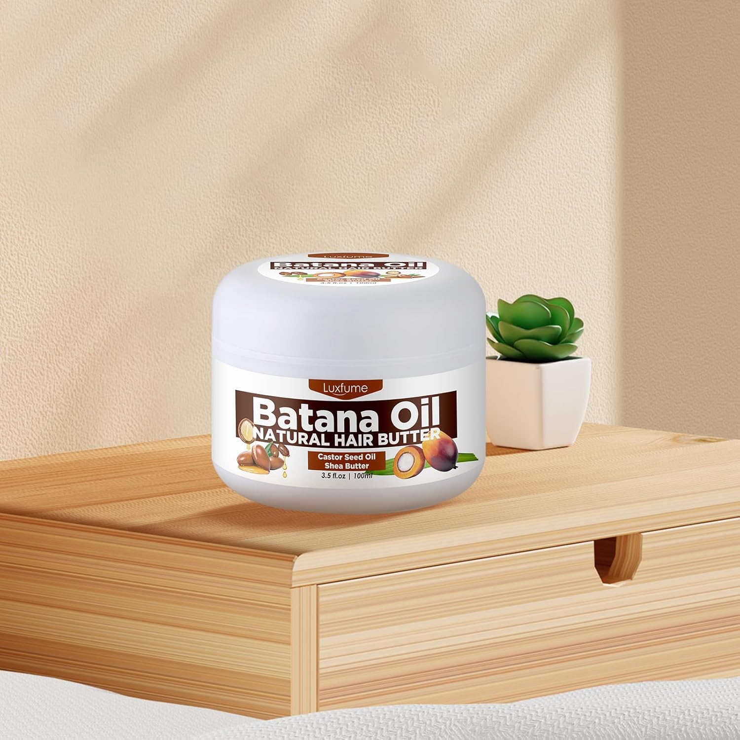 Aceite de batana natural adecuado para todo tipo de cabello, aceite de batana crudo que mejora la fuerza del cabello, previene la pérdida de