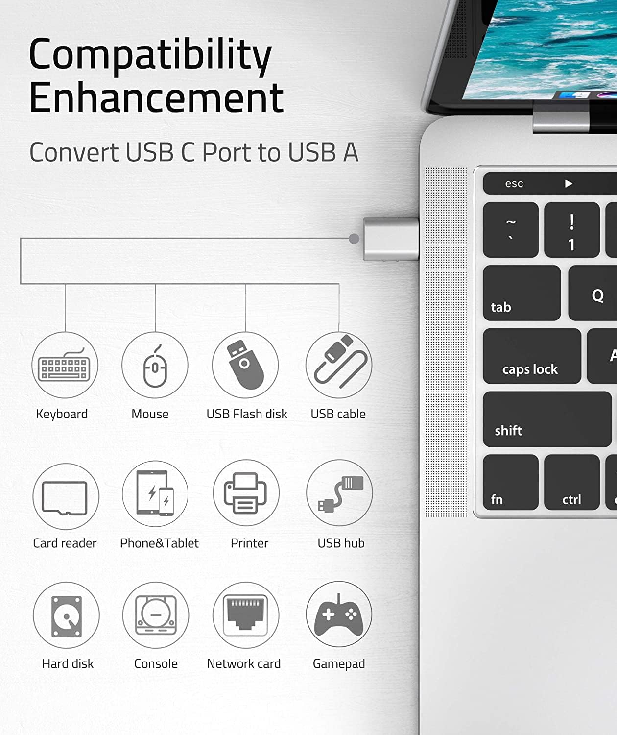 Funda para MacBook Air 2024 de 15 pulgadas M3 A3114 M2 A2941, funda rígida de plástico con patrón de teclado para MacBook Air 15.3 2024 con pantalla