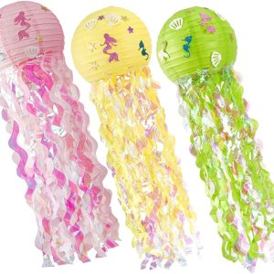 3pcs Lantern Decoration sea Decor mariposas decorativas para pared Colorful Decor Hand Decor Ocean Decor Mermaid Decorations Birthday Decorations 3pcs Lantern Decoration sea Decor mariposas decorativas para pared Colorful Decor Hand Decor Ocean Decor Mermaid Decorations Birthday Decorations