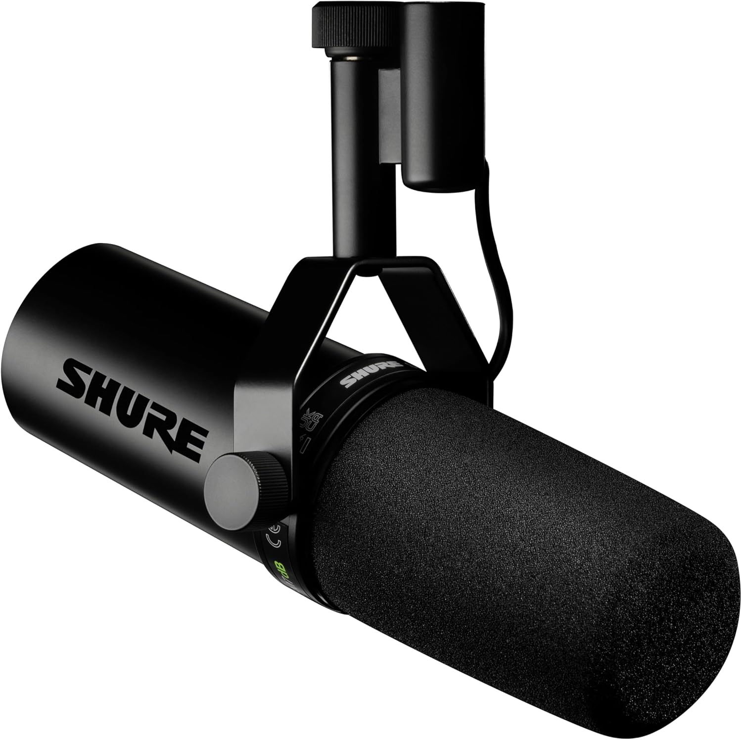 Shure SM7dB Micrófono vocal dinámico con preamplificador integrado para transmisión, podcast y grabación, frecuencia de amplio alcance, sonido