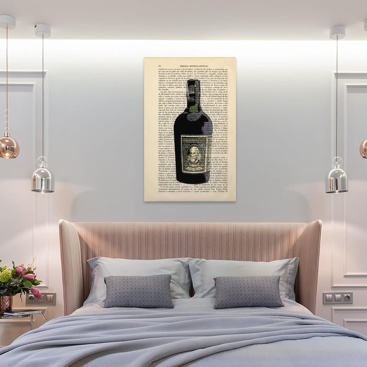 Botella de arte de Rum para decoración de cumpleaños, decoración de pared, póster decorativo de lienzo, arte de pared, póster de sala de estar,