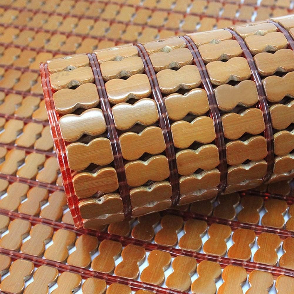 LJIANW-summer sleeping mat, Funda de sofá seccional, cojín de bambú para sofá de tela antideslizante, cojín de sofá de verano, suave, transpirable,